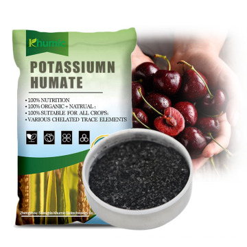 Compands Potassium Humate Granular Organic Fertilizer 100% water soluble